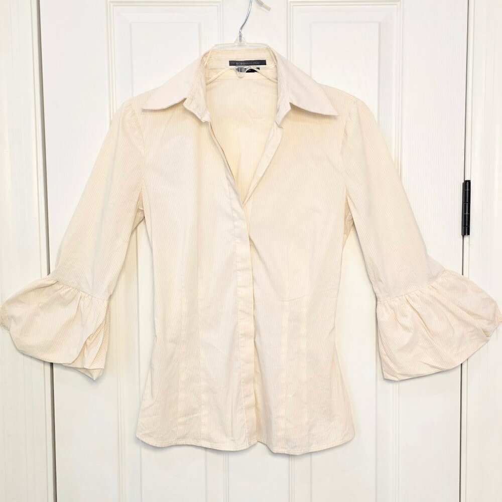 BCBG Pinstripe Shirt - Size XS